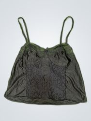 Camisole en dentelle noire