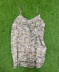 Robe nuisette à bretelles spaghetti florale