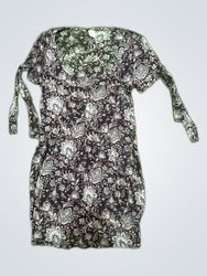 Camaieu Printed Sheer Mini Dress