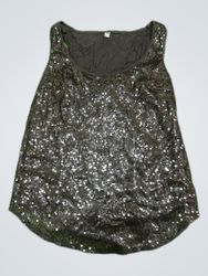 Débardeur noir à sequins Pimkie