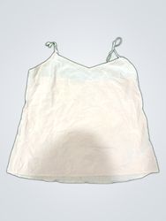 Monoprix Femme Beige Silk Camisole