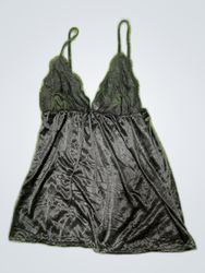 Zara Black Satin Slip Dress