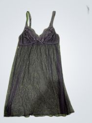 Black Lace Slip Dress