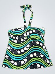 Unbranded Printed Bandeau Swim Top