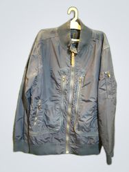 SMOG Navy Blue Bomber Jacket