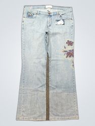 Carhartt Floral Embroidered Bootcut Jeans