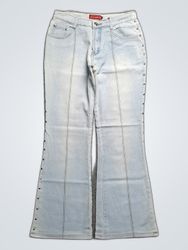 You and Re Flared Studded Jeans