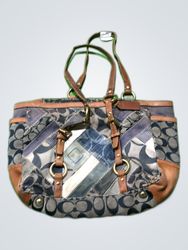 Coach Patchwork Signature Tote Bag