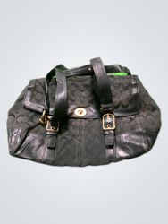 Coach Black Logo Tote Bag
