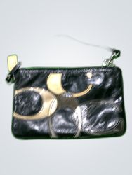 Coach Black Signature Small Handbag