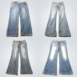 Flare and Straight Jeans