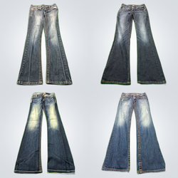 Flare and Straight Jeans