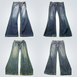 Flared Denim Jeans Unknowns