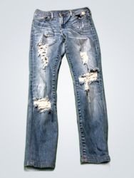 True Religion Distressed Skinny Jeans