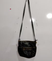 Born Black Leather Crossbody Bag