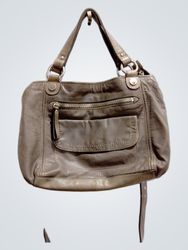Fossil Leather Satchel Handbag