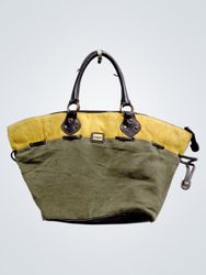 MACGIB Canvas and Leather Handbag