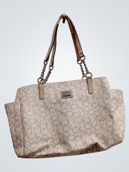 Calvin Klein Monogram Tote Bag