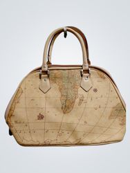 Map Print Handbag