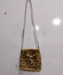 Michael Kors Logo Print Bucket Bag