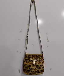 Michael Kors Signature Logo Bucket Bag