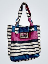 Aeropostale Striped Tote Bag