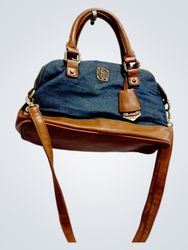 Christian Siriano for Payless Denim and Tan Handba..
