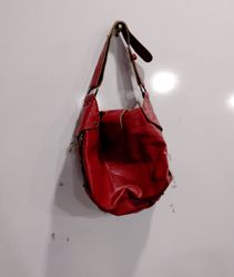 Red Matt & Nat Shoulder Bag