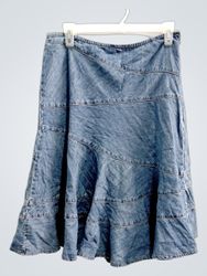 DKNY Jeans Denim Midi Skirt