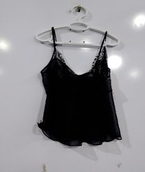 Fantasies Morgan Taylor Black Lace Trim Cami
