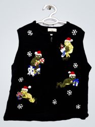 Bechamel Donna Nero Natale Rana Gilet