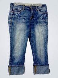 Silver Label Women's Cuffed Capri Jeans