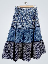 Gap Floral gestufter Maxirock