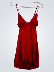Victoria's Secret Vestito a sottoveste in raso ros..