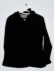 Sunny South Fashions Black Ruffle Shirt