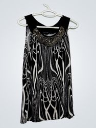 NOTATIONS Top senza maniche da donna con scollatur..