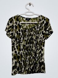 Reitmans Petites Printed Short-Sleeve Top