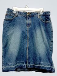Mossimo Stretch Denim Skirt Size 14