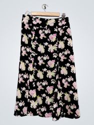 Liz Claiborne Floral Midi Skirt