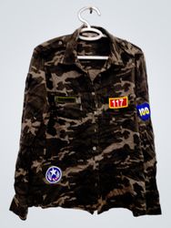 Miss Me Camouflage Military Shirt