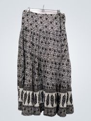 Chaps Floral Midi Skirt