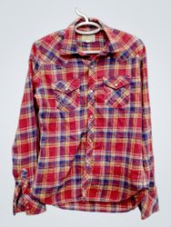True Religion Plaid Flannel Shirt