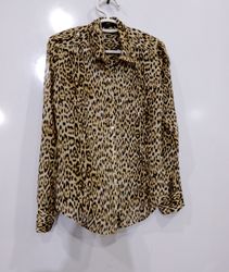 Guess Animal Print Long Sleeve Shirt