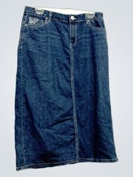 C'EST 1946 Denim Maxi Skirt