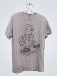 Popeye T-Shirt with DJ Graphic