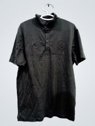Jordan Short Sleeve Mock Neck Button Up Shirt