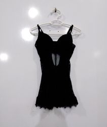 Black lace camisole