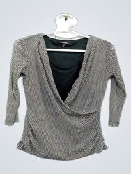 Blusa de manga longa feminina estampada da George