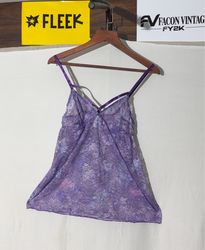Purple Lace Babydoll