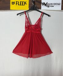 Babydoll rosso
